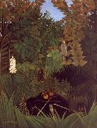 Henri Rousseau The Monkeys Norge oil painting reproduction